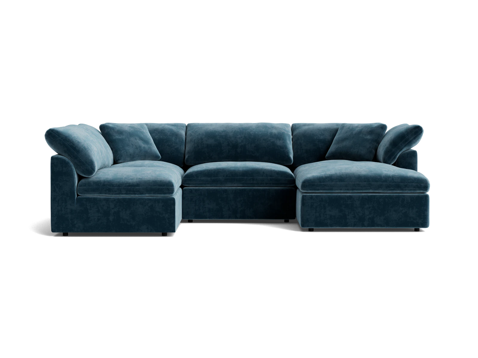 Bryant Modular Double Chaise U-Sofa Bumper Sectional
